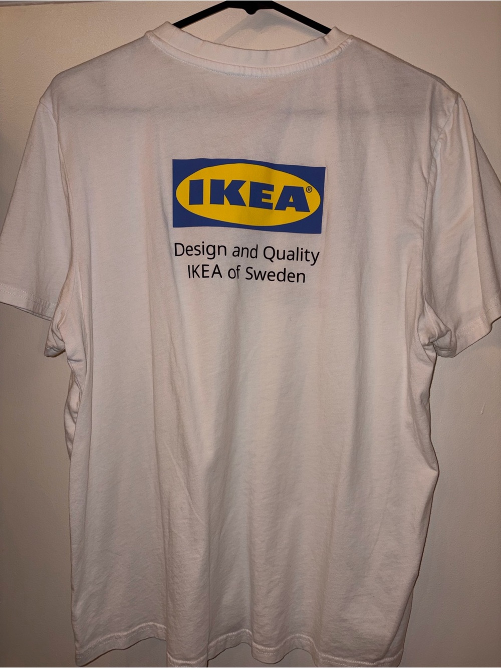 Men’s IKEA White Short Sleeve Tee